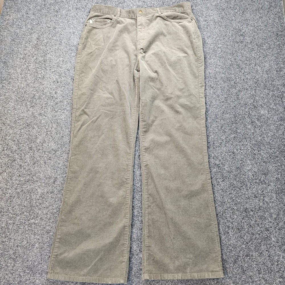 Polo Jeans Co. Ralph‎ Lauren Pants Women's 14 Bootcut Corduroy Stretch Brown